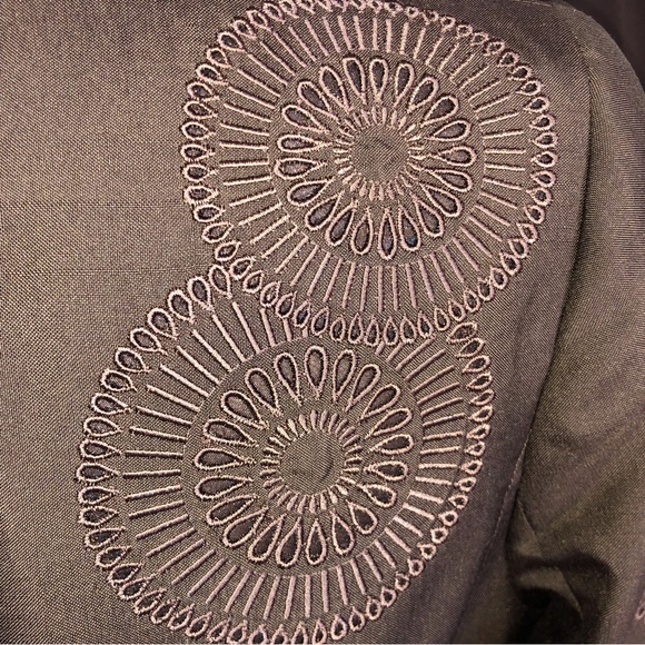 COPY - Worth New York Brown Silk 2pc Pant Suit - Picture 7 of 14